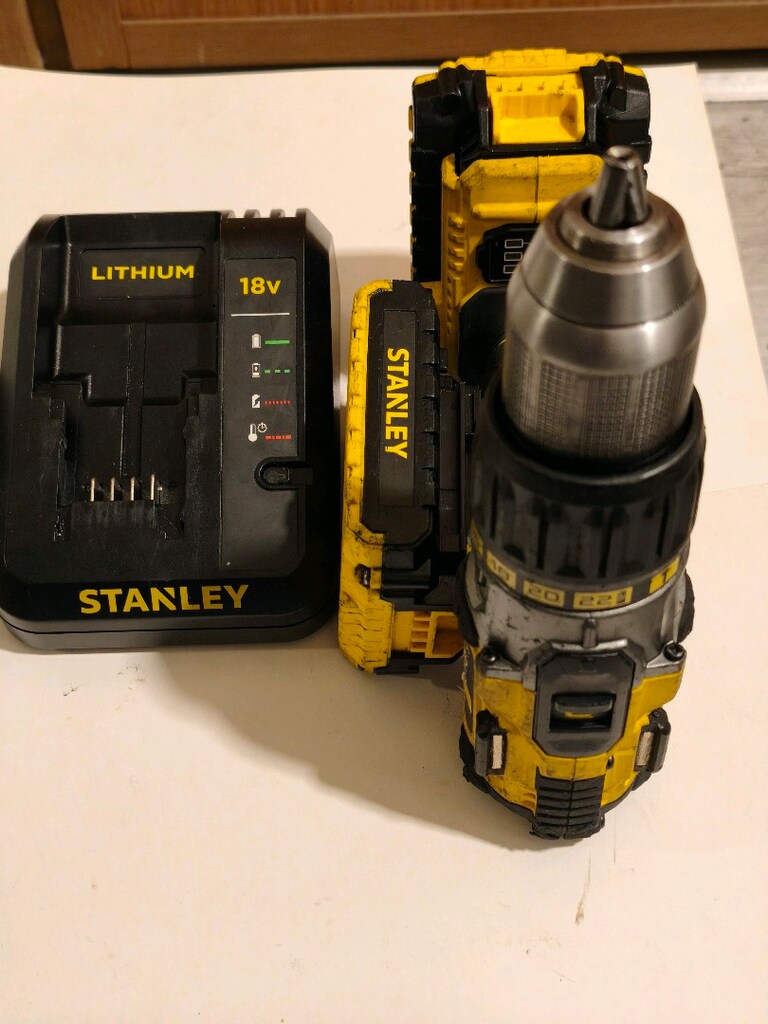 ORİJİNAL STANLEY 18 VOLT ŞARJLI DARBELİ MATKAP - 11