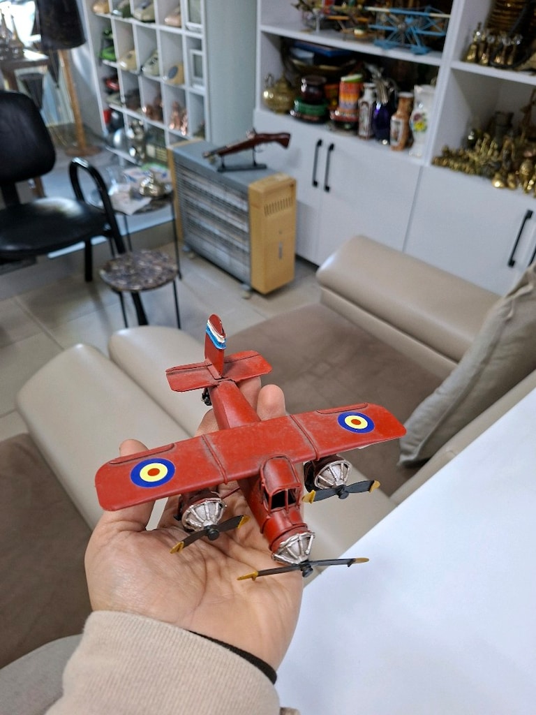 MNK MARKA METAL NOSTALJİK UÇAK MAKETİ - 3