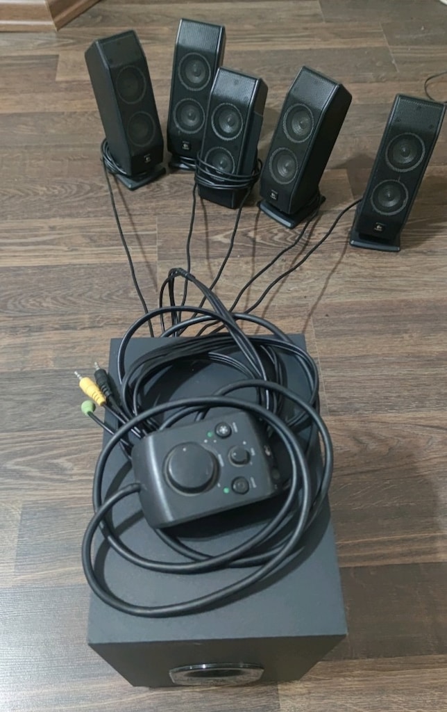 LOGİTECH X-540 5.1 SURROUND SES SİSTEMİ/ ÇOK TEMİZDİR - 2