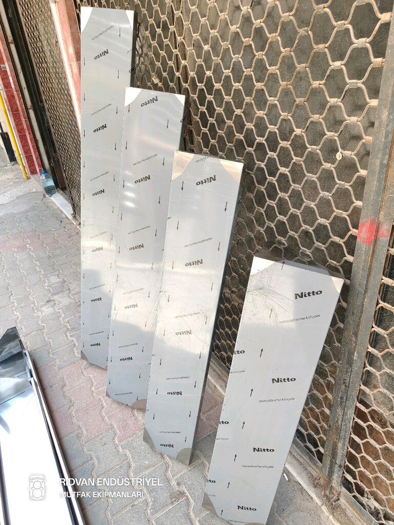 tek katlı duvar rafı krom duvar raf endüstriyel hazır mutfak duvar raf - 14