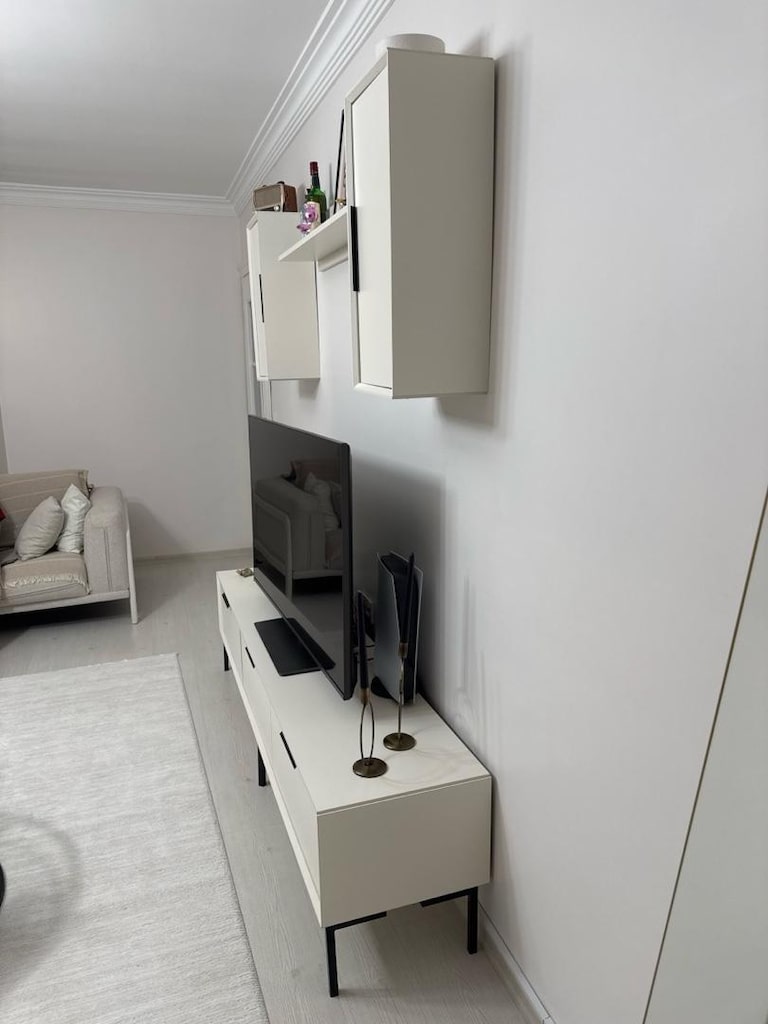 4 PARÇA MDF TV ÜNİTESİ (Ay Taşı) Beyaz - 10
