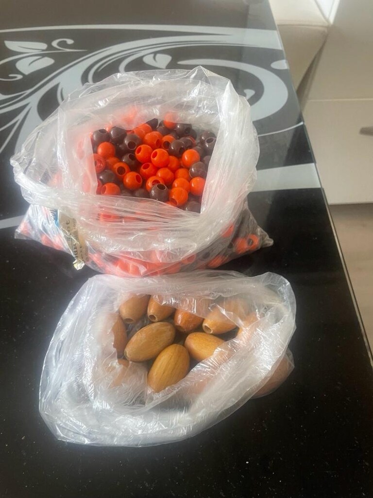 plastik boncuk ve ahşap boncuk - 2