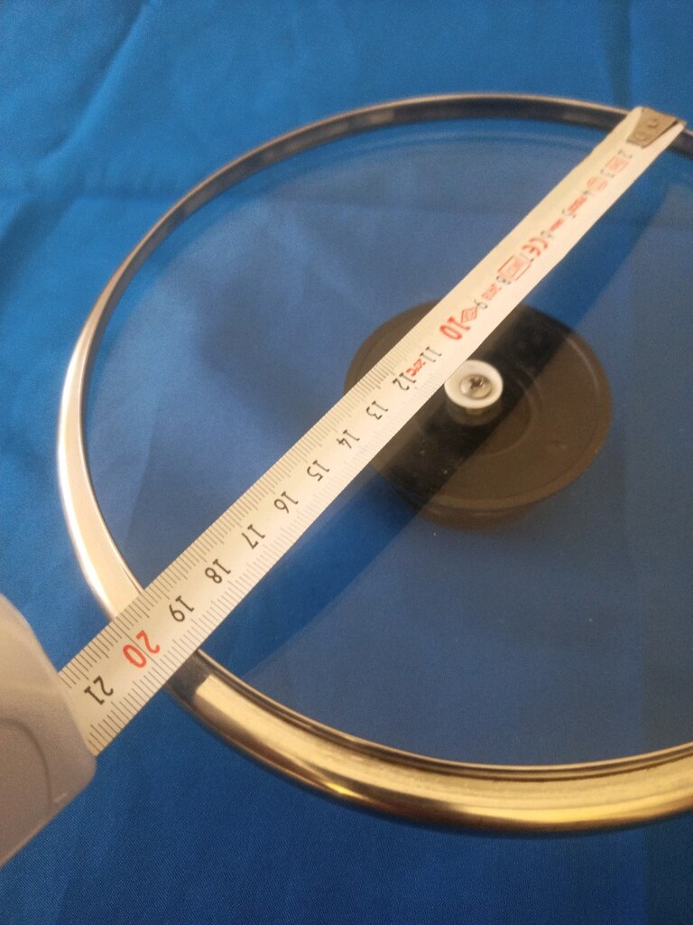 cam tencere tava kapağı çapı 19 .5 cm - 7