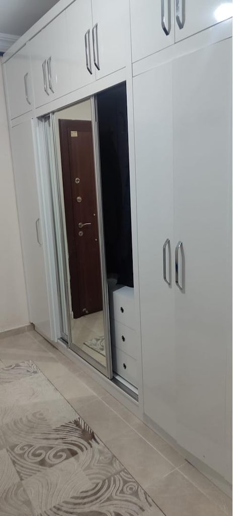 260x260 cm Devasa Aynalı Sürgülü Vestiyer & Yüklük Kombinasyonu - 5