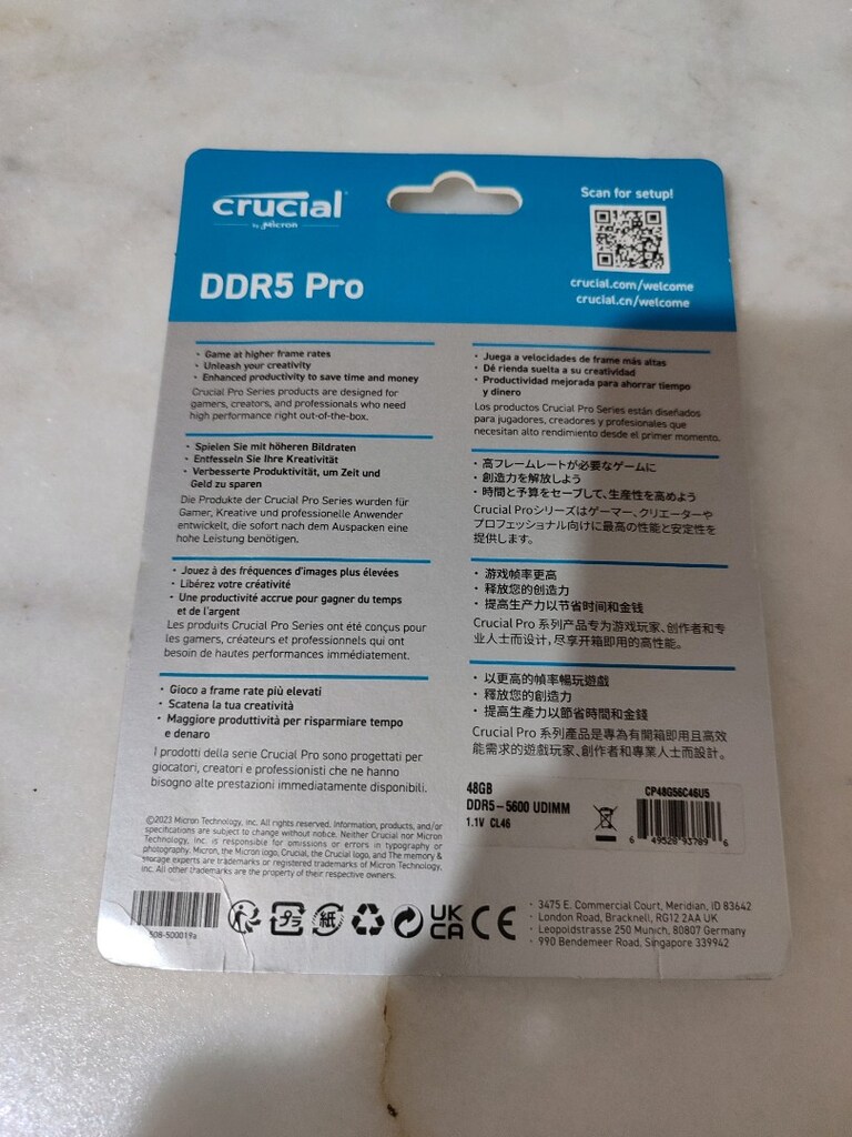 Crucial Pro 48GB DDR5-5600 MHz RAM SIFIR - 4