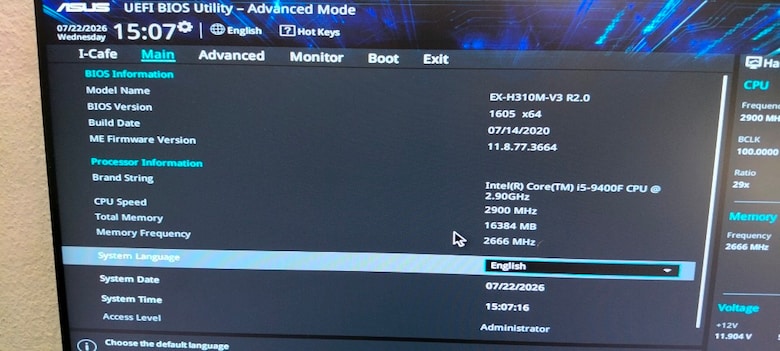 ASUS EXP.ANAKART, İ5 9400F İŞLEMCİ 16 GB DDR4 RAM, İNTEL CPU FANI SET - 7