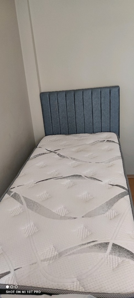 Tek kişilik Baza + yatak + başlık+yatak koruyucu alez - 3