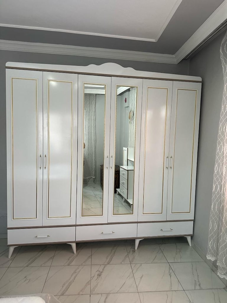 ultra lüks komple Mdf yatak odası takımı sıfır ürün dev kampanya - 6