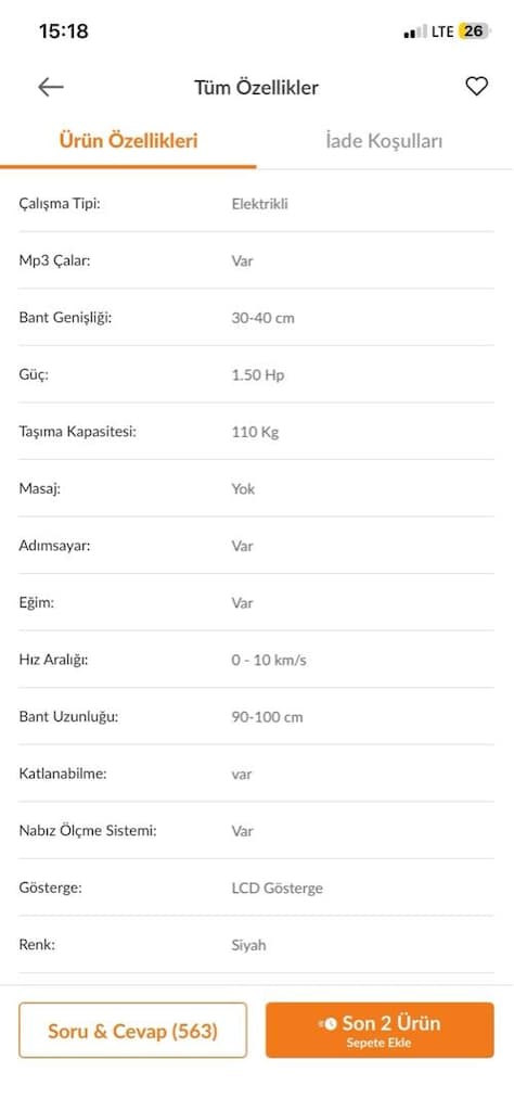 Yürüyüş bandı - 8