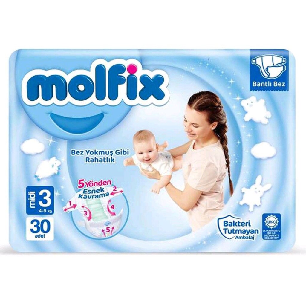 Molfix 3 Numara Bebek bezi - 2