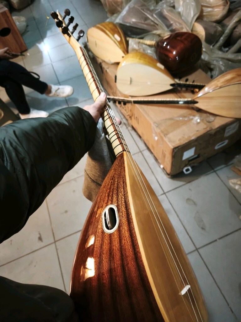 imaallattan Sıfır Profesyonel Maun tekne kısa sap bağlama - 2