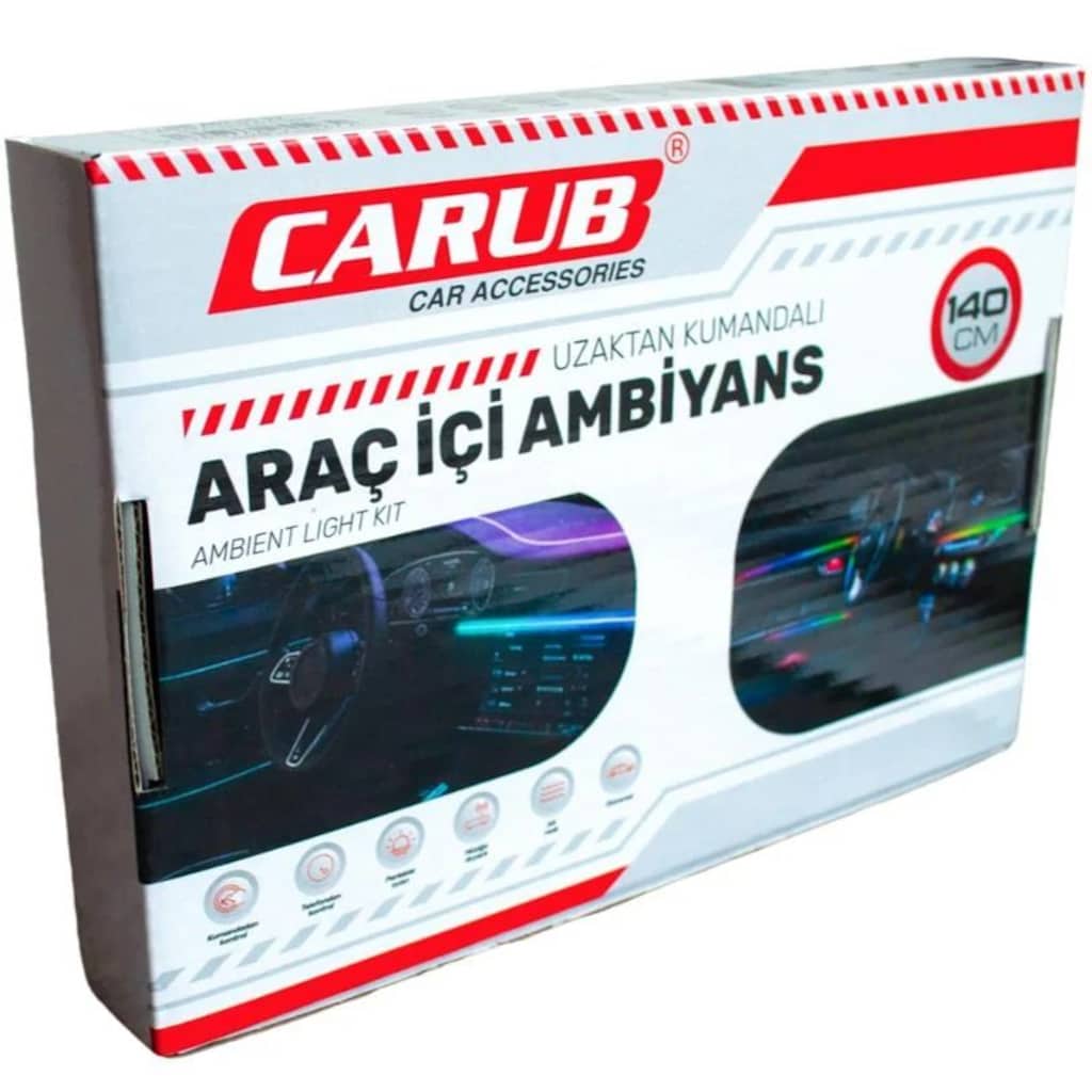 WiFi Kontrollü Araç İçi Ambiyans LED 140 cm - 2