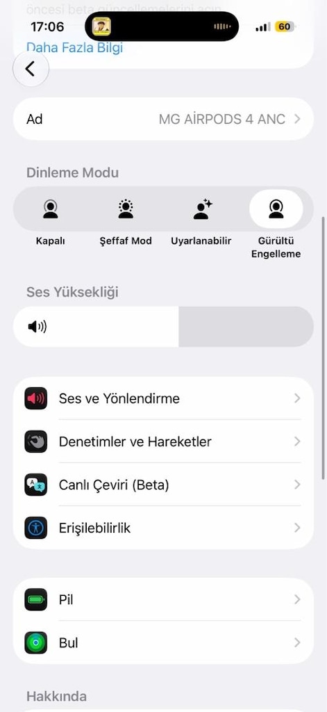 Apple AirPods 4 ANC faturalı garantili - 6