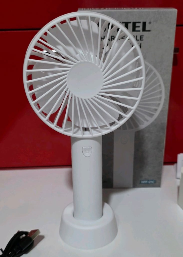 Kumtel Şarj Edilebilir Mini El Fanı BEYAZ. Sıfır kutusunda. - 6