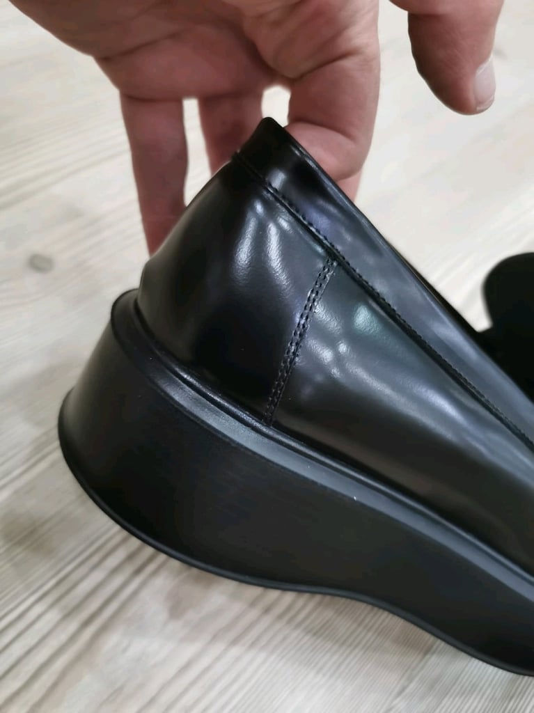 Dolce Gabbana Hakiki Deri Kalın Tabanlı Loafer Ayakkabı - 11