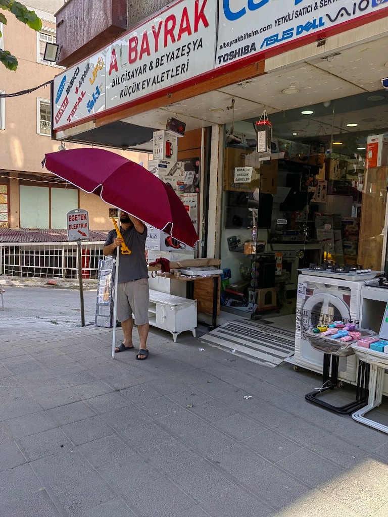 DEV KAMPANYA YERLİ ÜRETİM PLAJ ŞEMSİYESİ 200CM KALIN KUMAŞ A KALİTE - 8