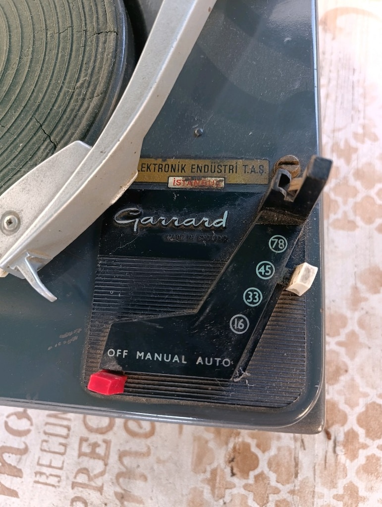 Garrard Marka Pikap. 1950s Garrard İngiliz Ürünü, Manual ve Otomatik - 2