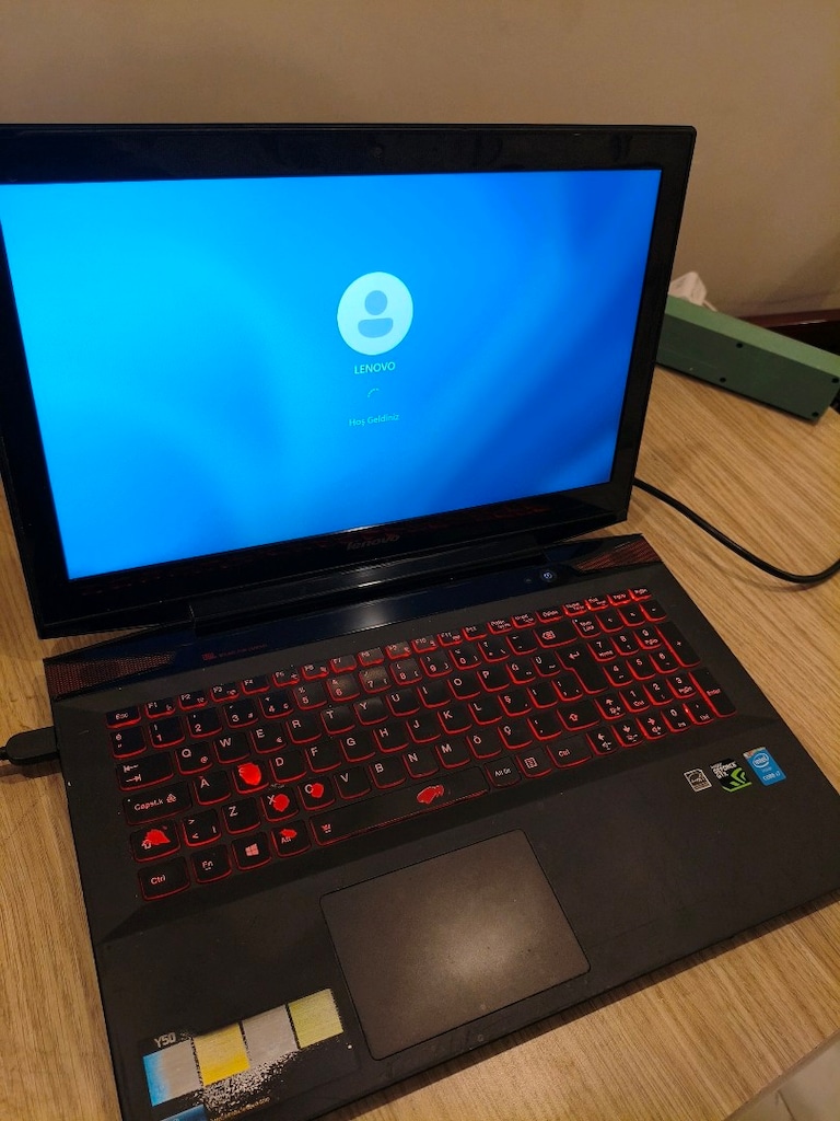 Lenovo y50 GAMİNG RGB 512 SSD 16 ram 4 GB - 7