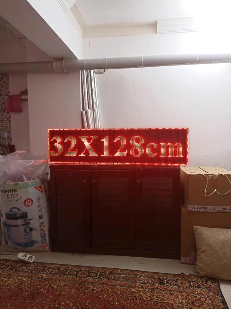 32x128cm led tabela kayan yazı tek yönlü - 7