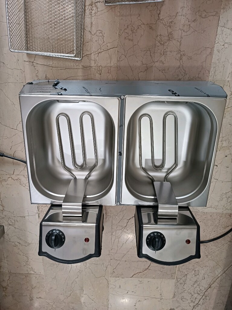 Çiftli Fritöz 5+5 Litre Fritöz Sanayi Tip Fritöz - 5