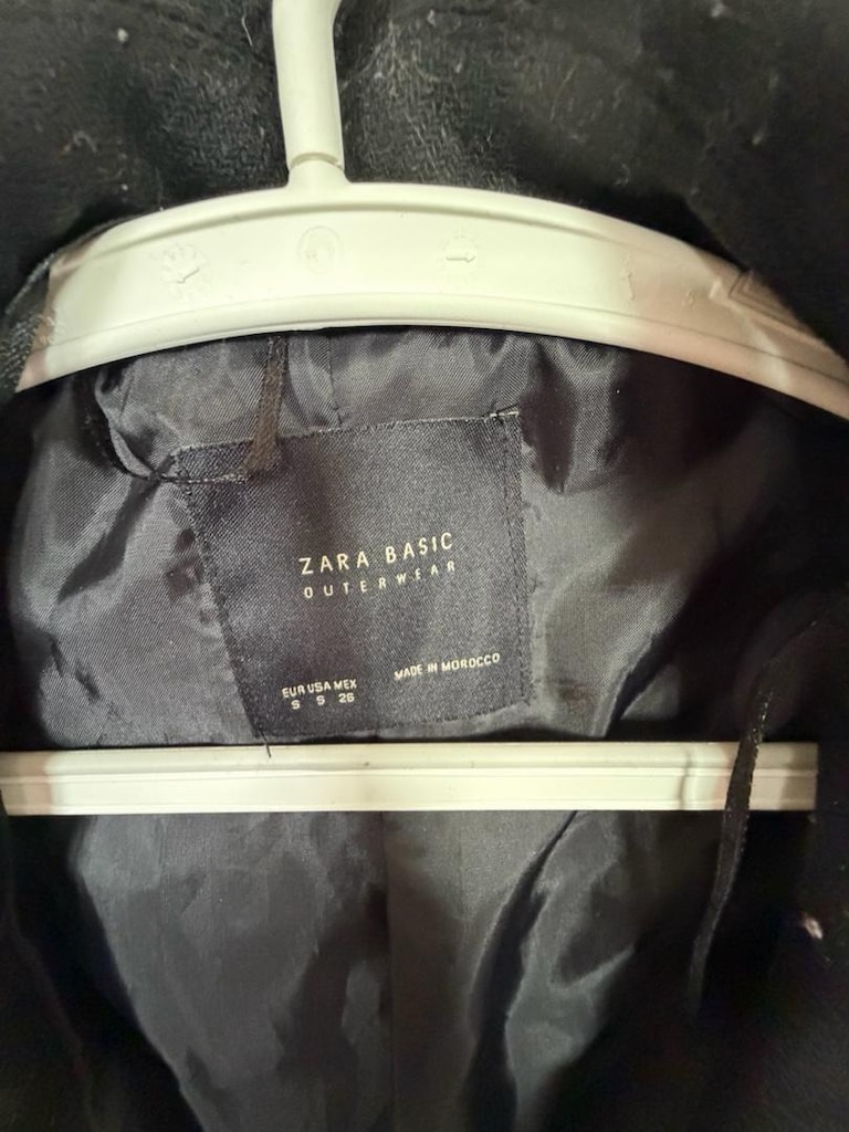Siyah Zara Basic Ceket - 4