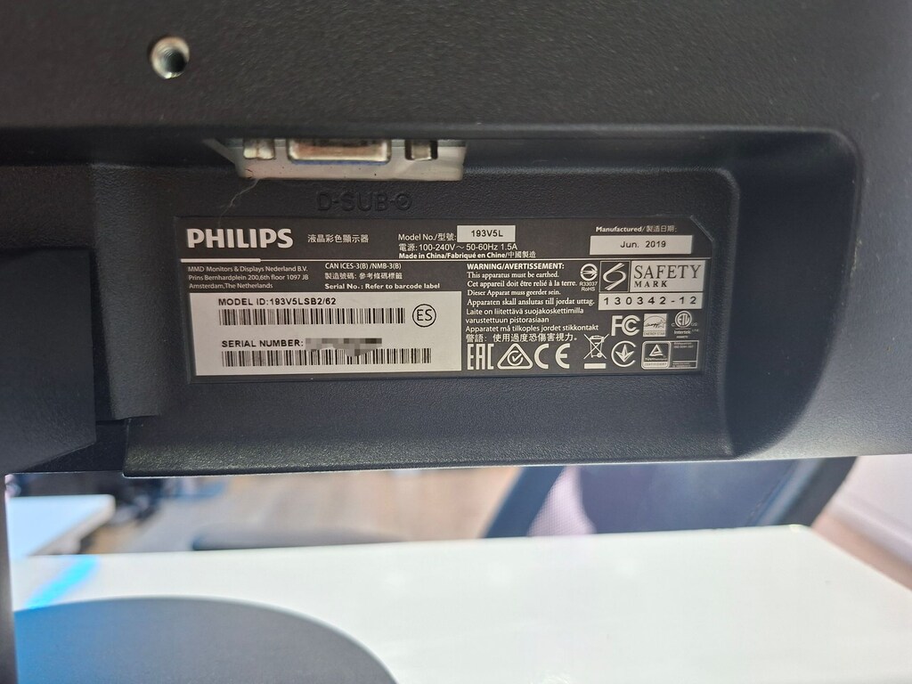PHILIPS 193V5L 18.5" LED MONİTÖR - 4