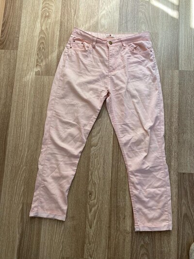 ambar pembe jean pantolon