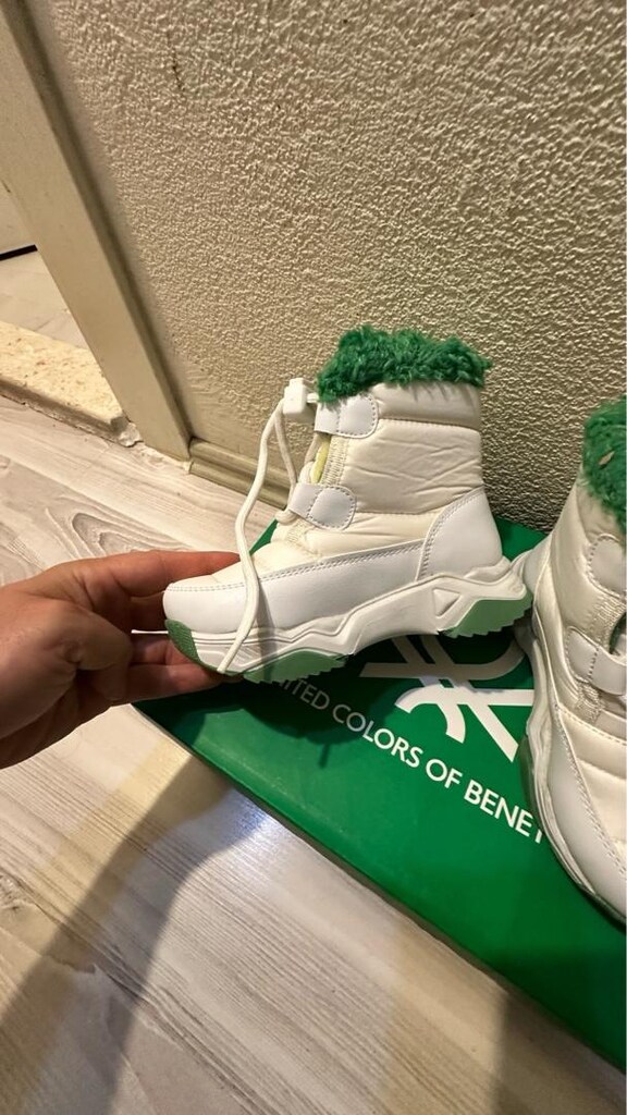 kış gelmeden uygun fiyatla sıfır united colors of benetton çocuk botu - 4