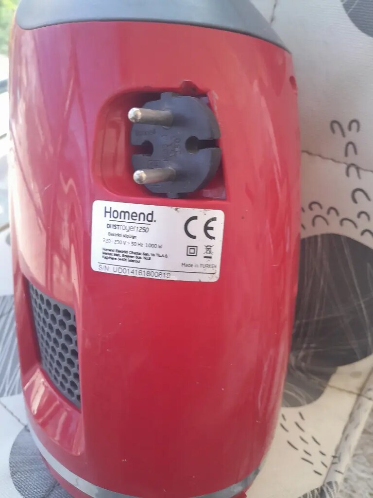 Hovent süpürge motoru ile tutma sapı - 5
