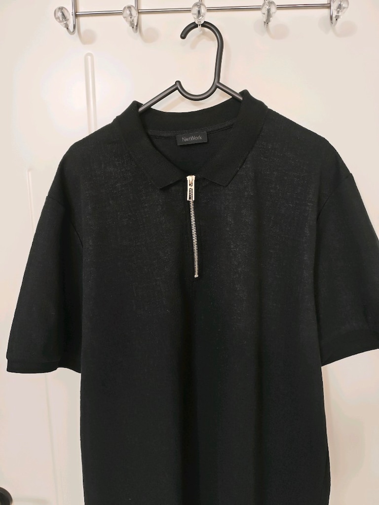 NETWORK - Siyah XL Beden Polo Yaka Tişört - 2
