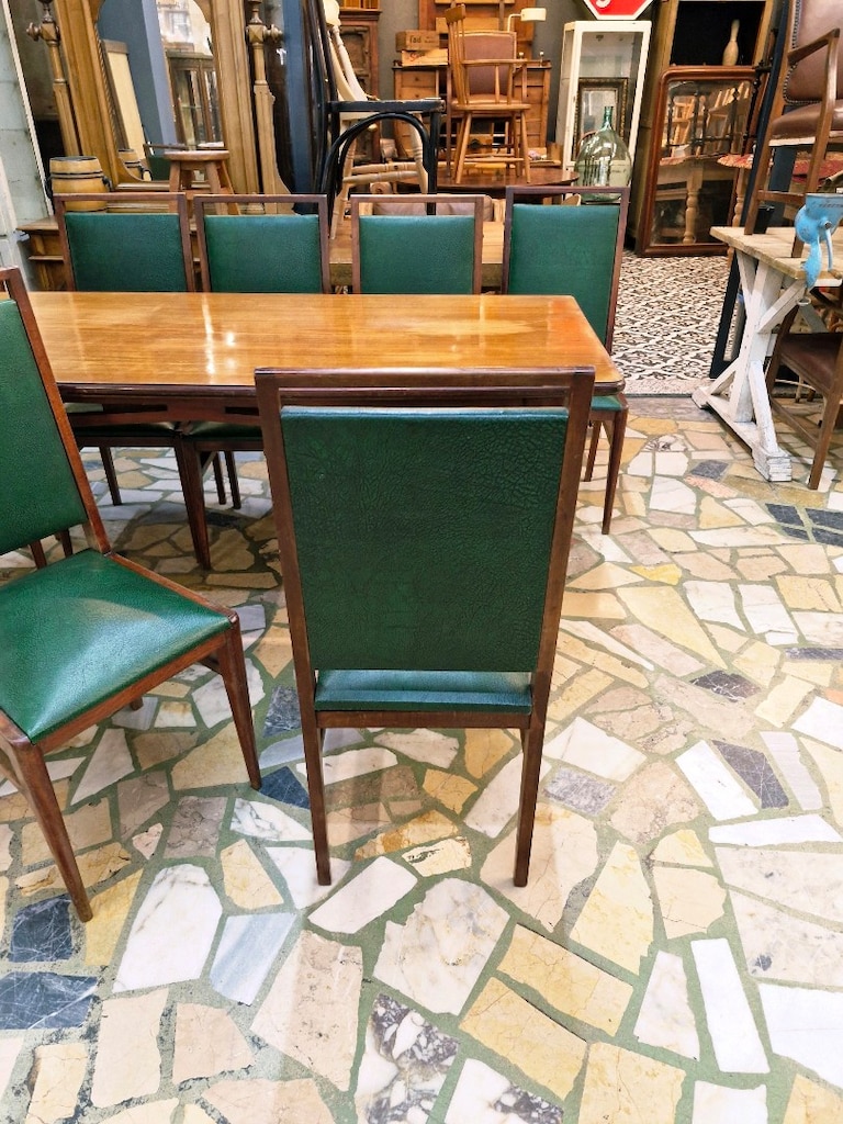 antika retro vintage yemek masası - 7