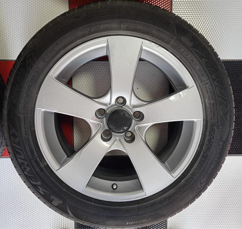 chevrolet cruze Opel astra J çıkma 5*105 çelik jant 16inç yeni lastiği - 2