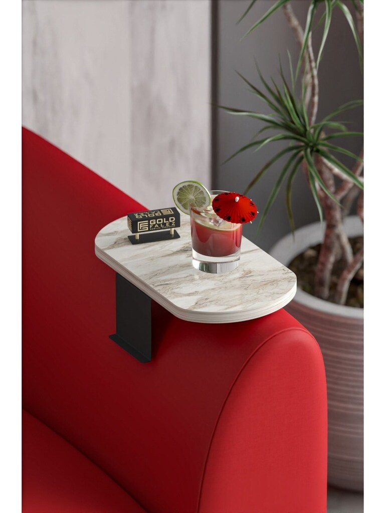 YAN SEHPA, DEKORATİF OVAL YAN SEHPA - 2