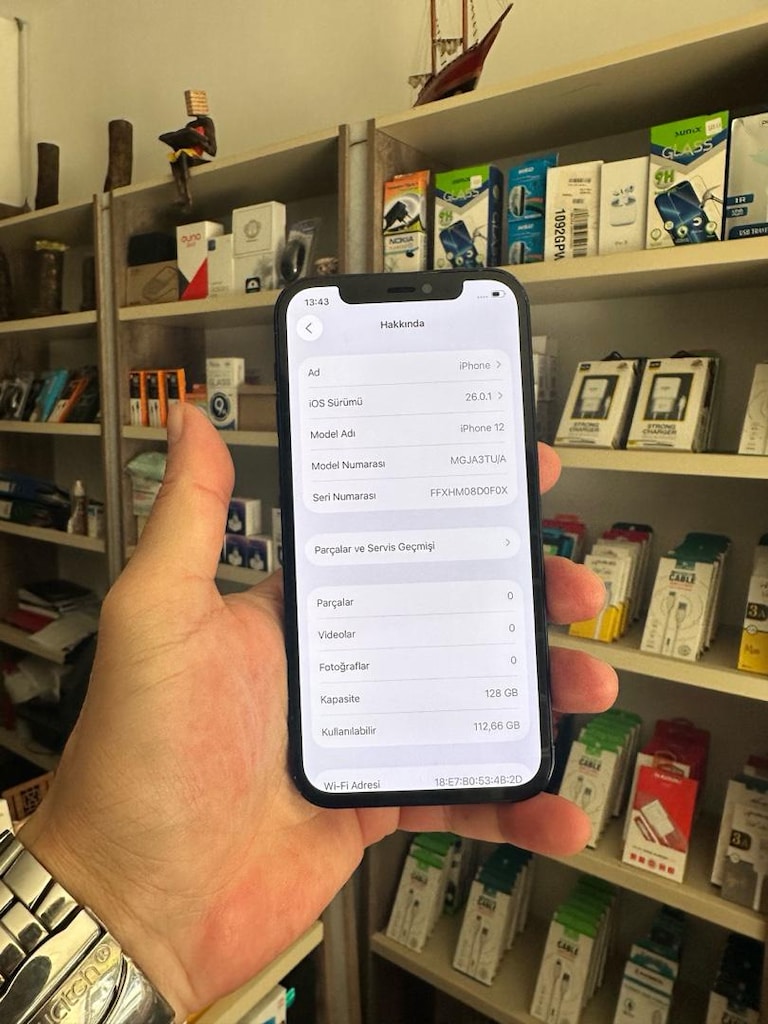 Apple 12 128 Gb kozmetik 10/7 ekran değişen tr chz - 4
