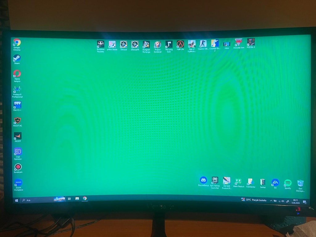 ViewSonic VX2458-C-mhd 24" FHD 1ms 144Hz CURVED GAMING Monitör - 3