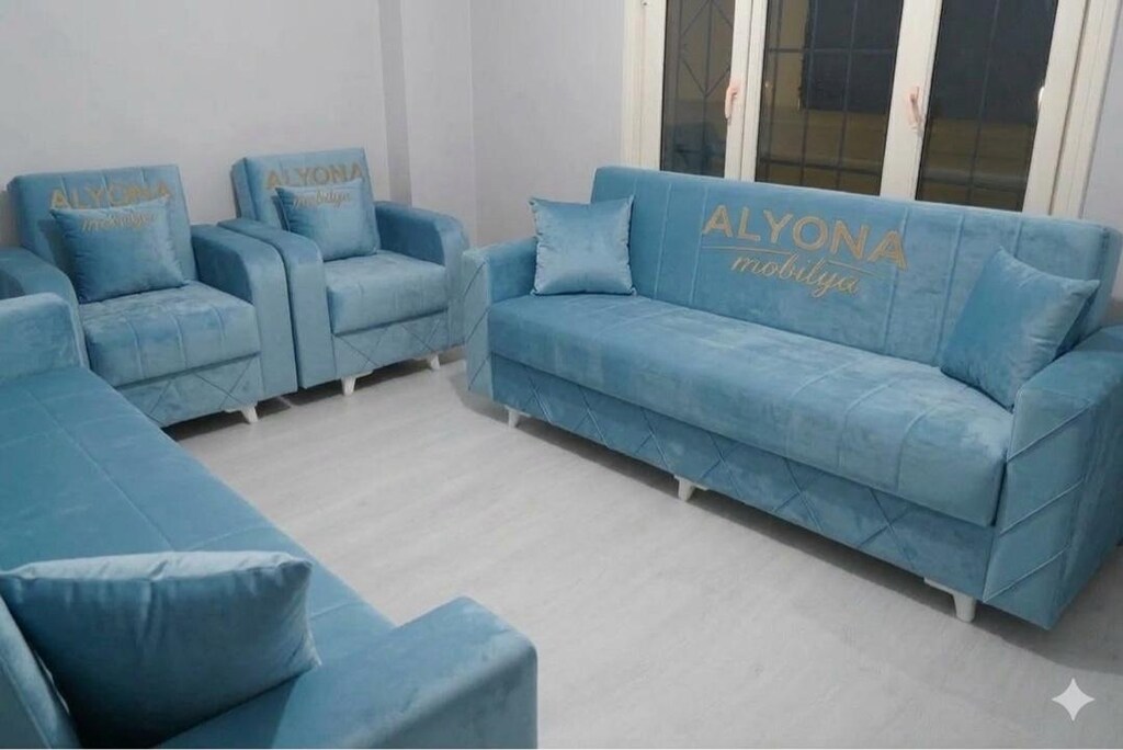 ALYONA MOBİLYA DAN YATAKLI BAZALI ÇEKYATLAR MAKSİ TAKIMLAR KAPIDA ÖDME - 12
