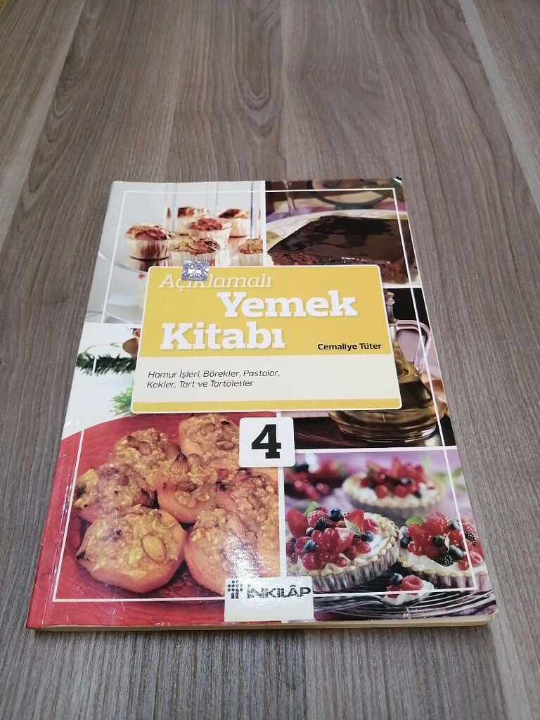 5 adet yemek kitabı 150 tl - 5