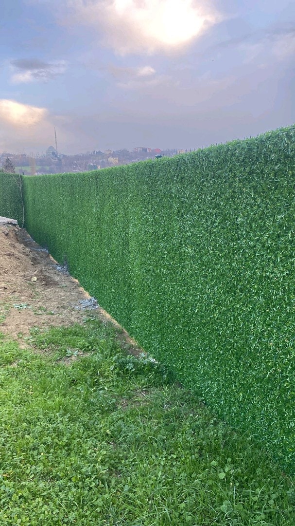 Çim Çit panel çit Galvaniz direk örgü jiletle tel malzeme montaj - 2
