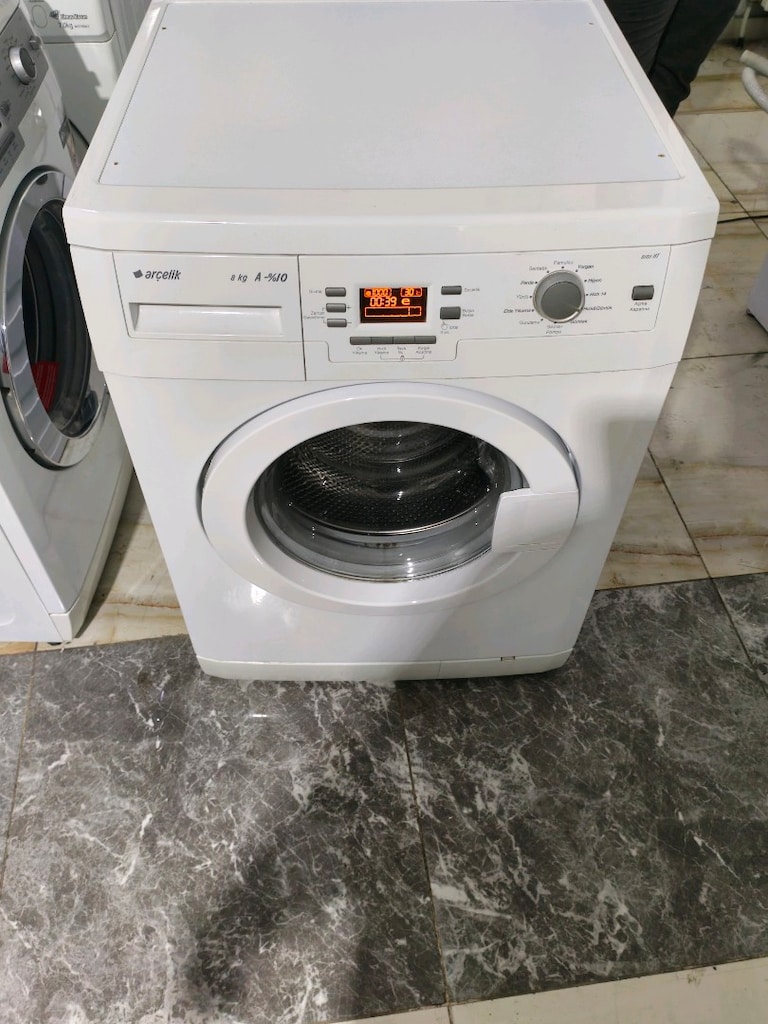 Arçelik 8 kg A+++ enerji 1000 devir çok temiz çamaşır makinesi - 9