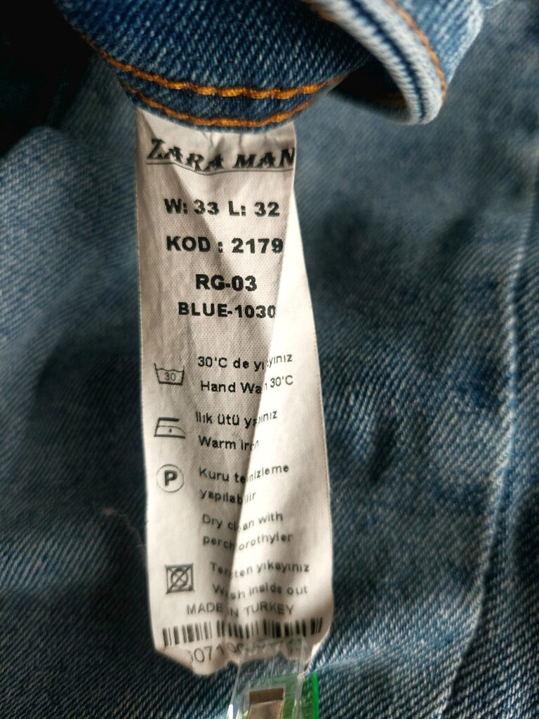 ZARA MAN Skinny lycralı Jean pantolon - 12