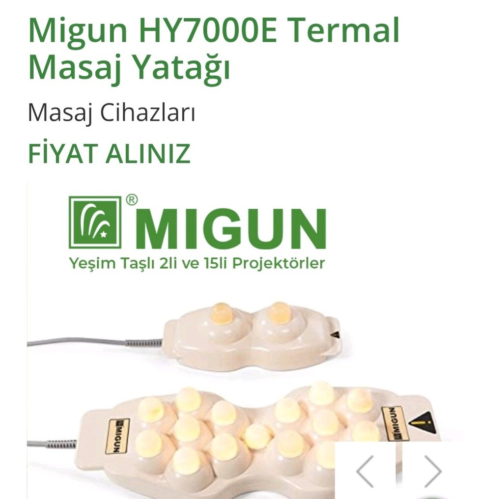 MIGUN Masaj yatağı - letgo'dan Sıfırından Uygun Fiyata Al