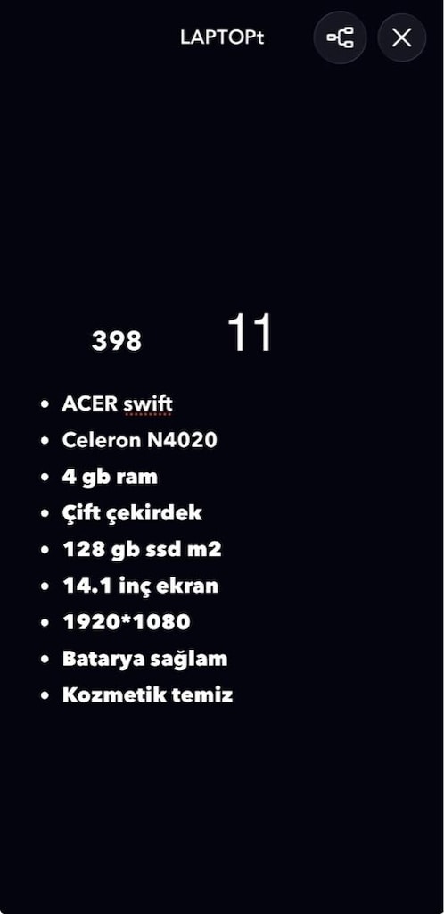 ACER N4020 (11) 4 ram 128 ssd - 9