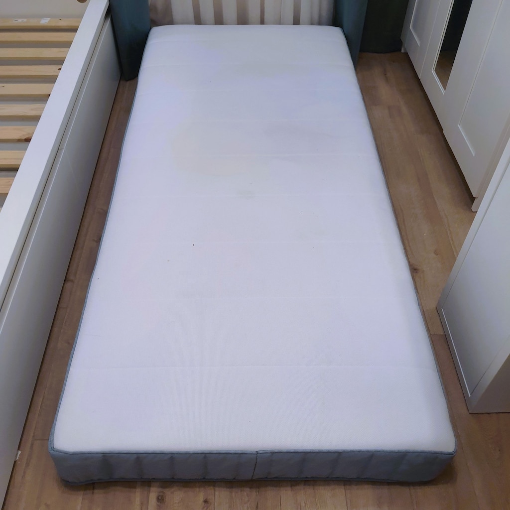 IKEA VESTERÖY TEK KİŞİLİK SERT YATAK AÇIK MAVİ 90x200 CM 2 ADET - 4