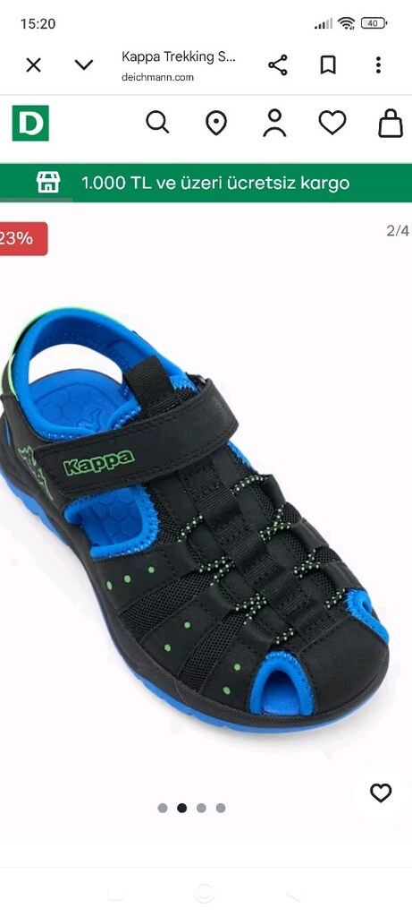 Kappa erkek çocuk sandalet