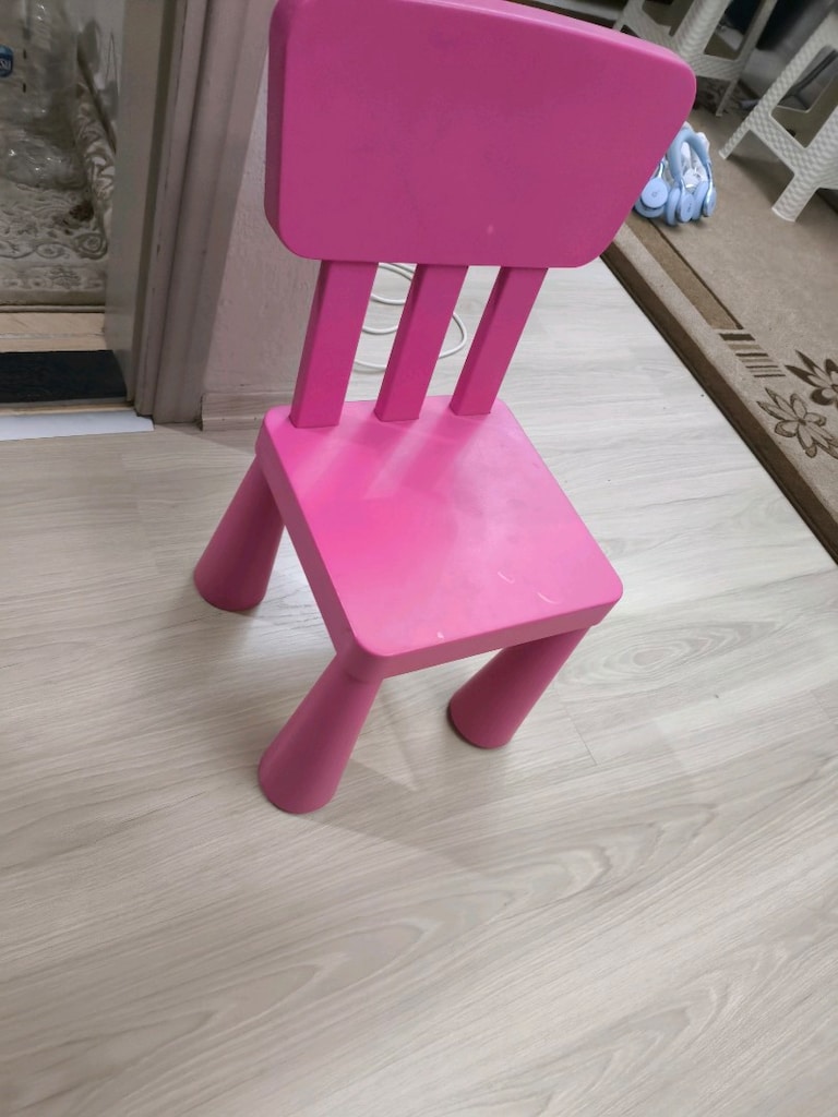 Pembe Çocuk Sandalyesi - 5