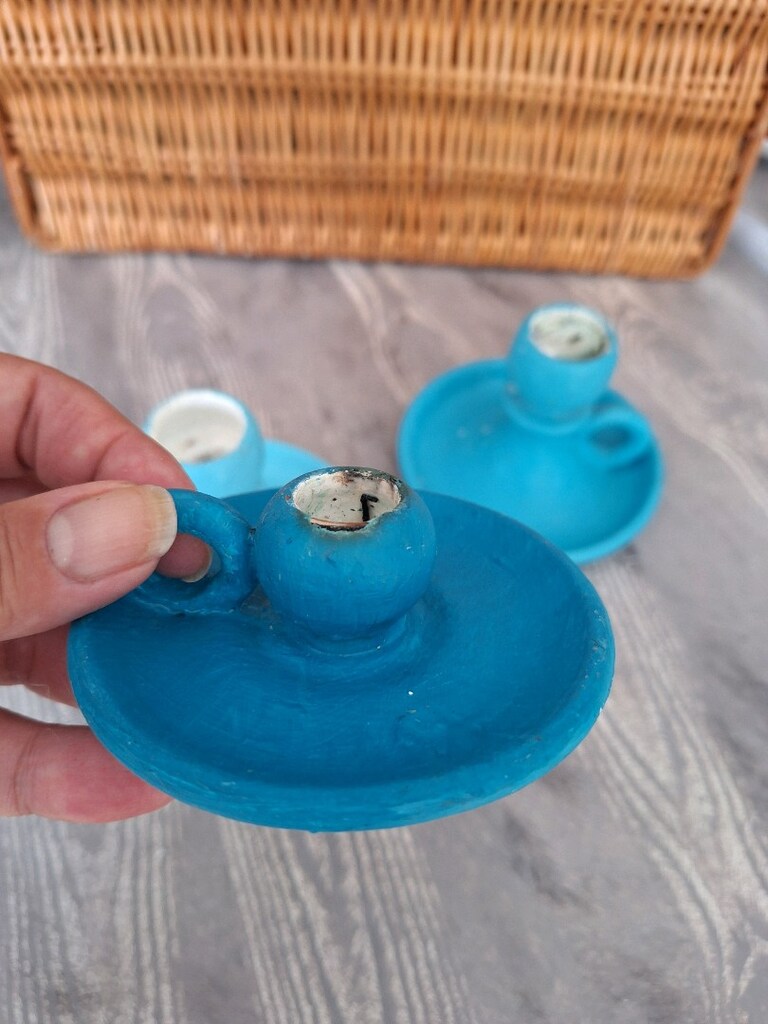 şamdan - kulplu mumluk - 3