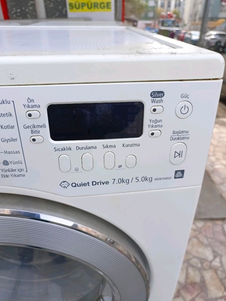 Tambur kırık Samsung 7 kg çamaşır yıkama 5 kg kurutma gel - 4