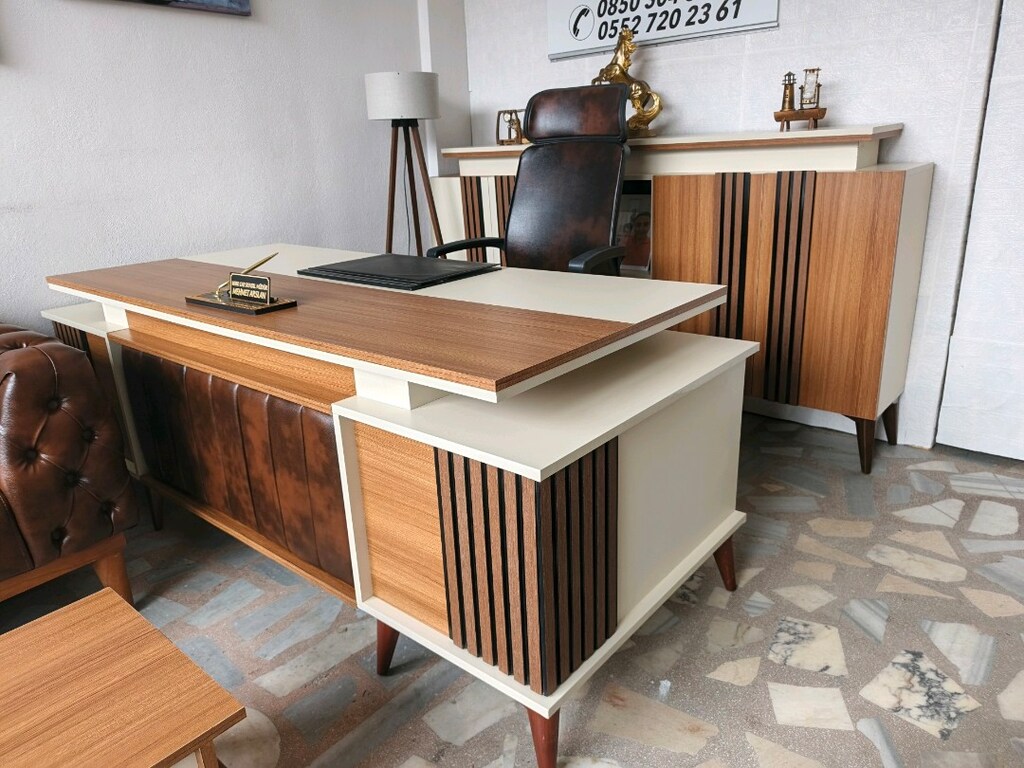 AL KAZAN !3 günlük sıfır ÇESTER KOLTUK LU 8 PARÇA OFİS TAKIMI SADECE - 15