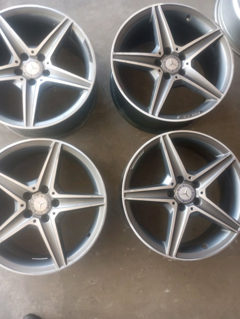 5x112/18 orjinal AMG mercedes çelik jant - 3
