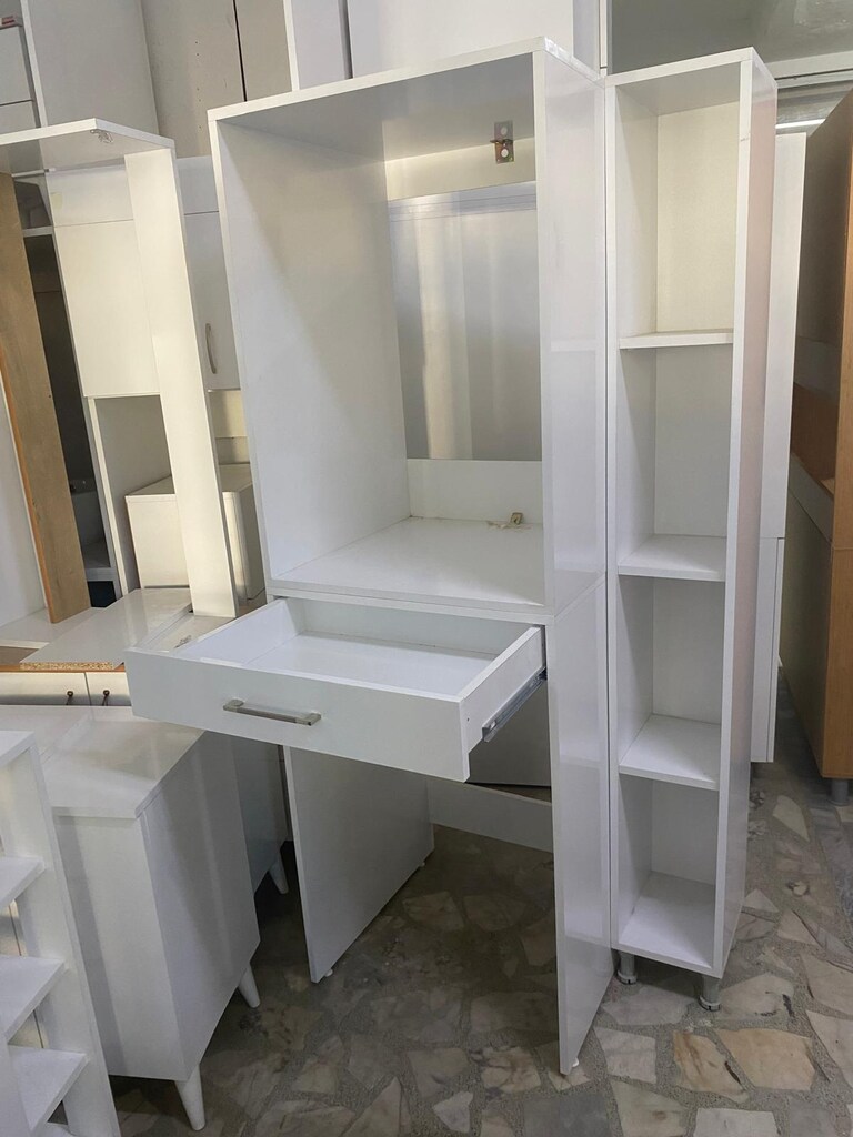 çamaşır kurutma makinesi dolabı çekmeceli modei - 4